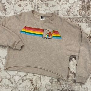 MTV Crop Sweatshirt
